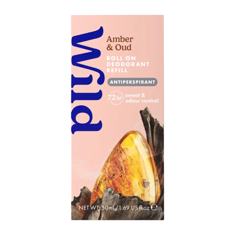 Wild Amber & Oud Refill deodorant roll-on – náhradní náplň 50 ml