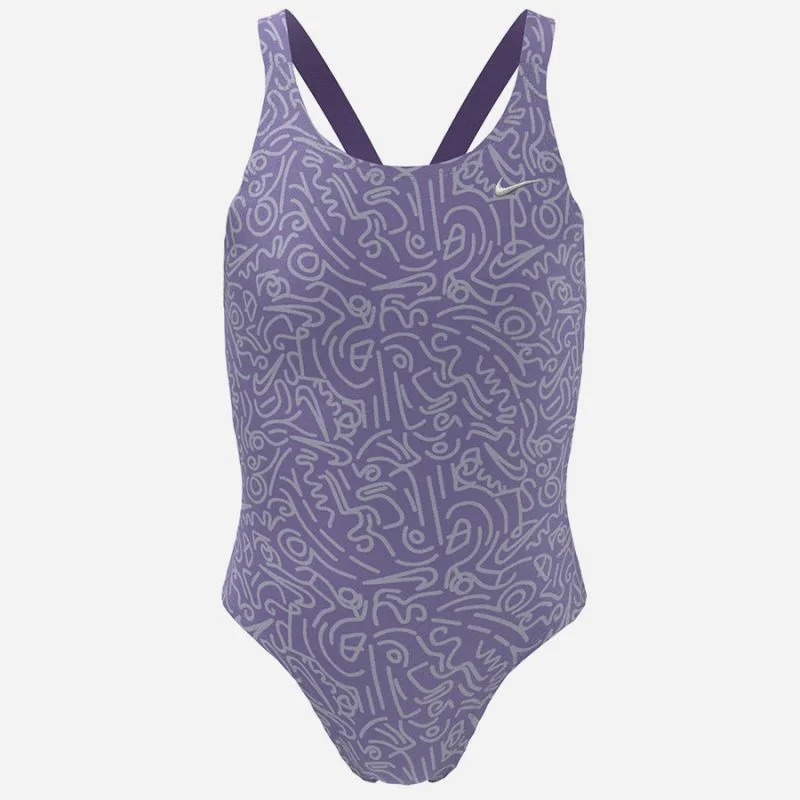 Plavky Nike Hydrastrong Multi Print Jr NESSD045 582 L (150-160 cm)