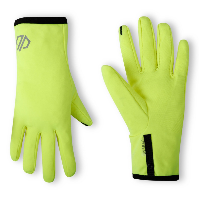 Unisex strečové rukavice dare2b endurance neonově žlutá l/xl