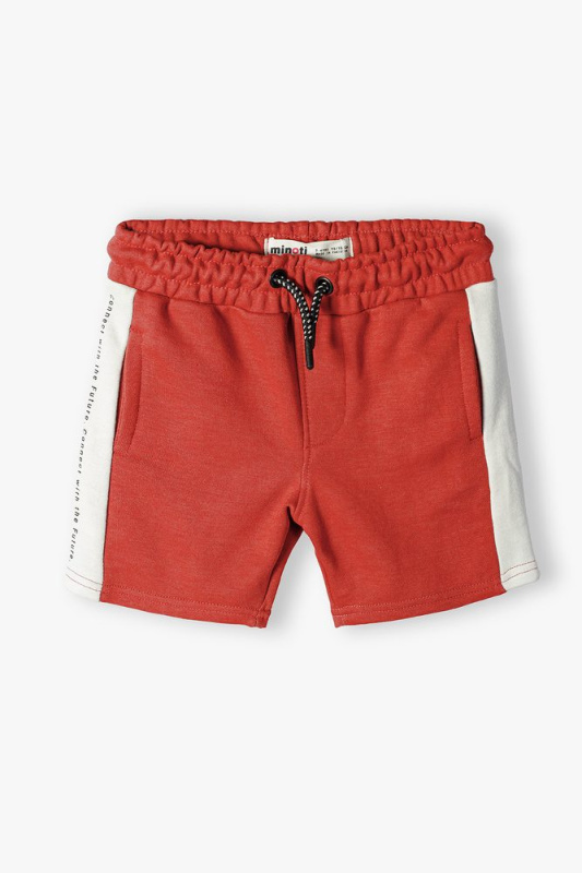 Kraťasy chlapecké teplákové, Minoti, 13fleece 17, Kluk - 86/92 | 18-24m