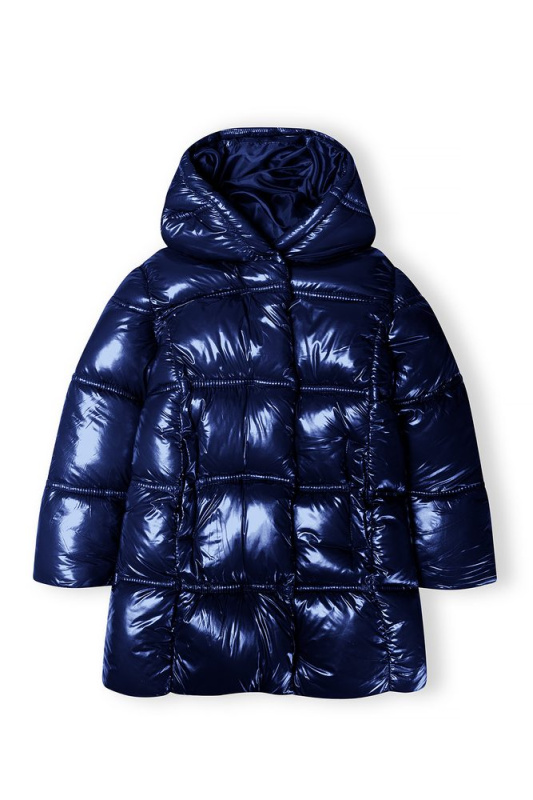 Kabát dívčí prošívaný Puffa, Minoti, 16coat 7, modrá - 92/98 | 2/3let