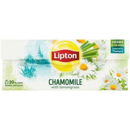 Lipton Herbs of the World - bylinný čaj - heřmánek a citronová tráva