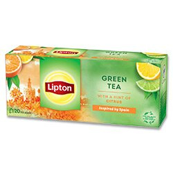 Lipton - zelený čaj - citrus