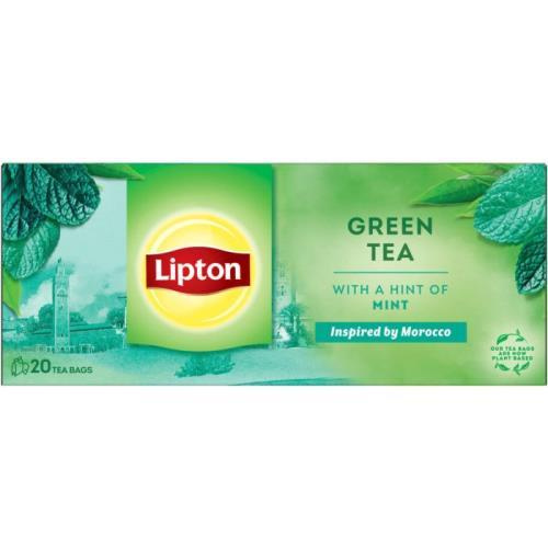 Lipton - zelený čaj - máta