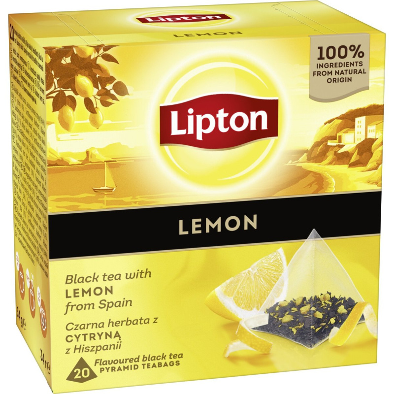 Lipton Black Lemon Pyramid