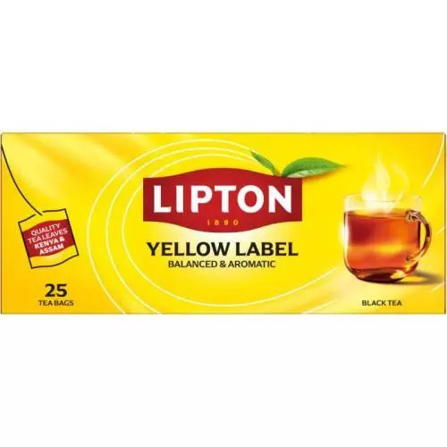 Lipton - černý čaj - Yellow Label Tea - 25 ks