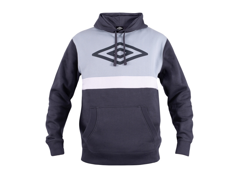 Umbro Pánská mikina (antracitová / barevný blok, XXl)