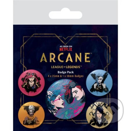 Set odznáčků Pyramid International Arcane