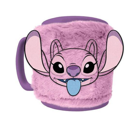 Stitch hrnek s odnímatelným plyšovým návlekem Angel