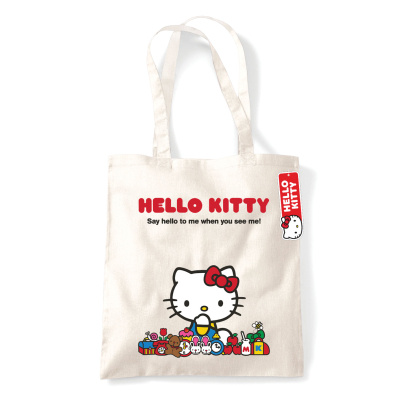 Nákupní taška Hello Kitty přírodní
