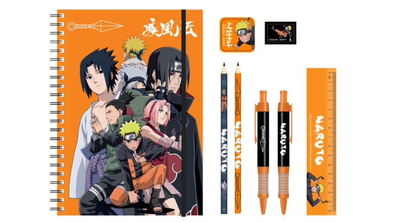 Školní sada Naruto A4