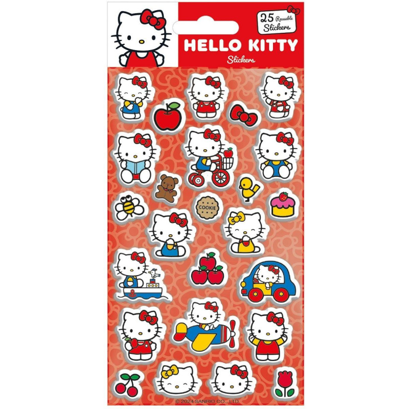 Hello Kitty 3D samolepky