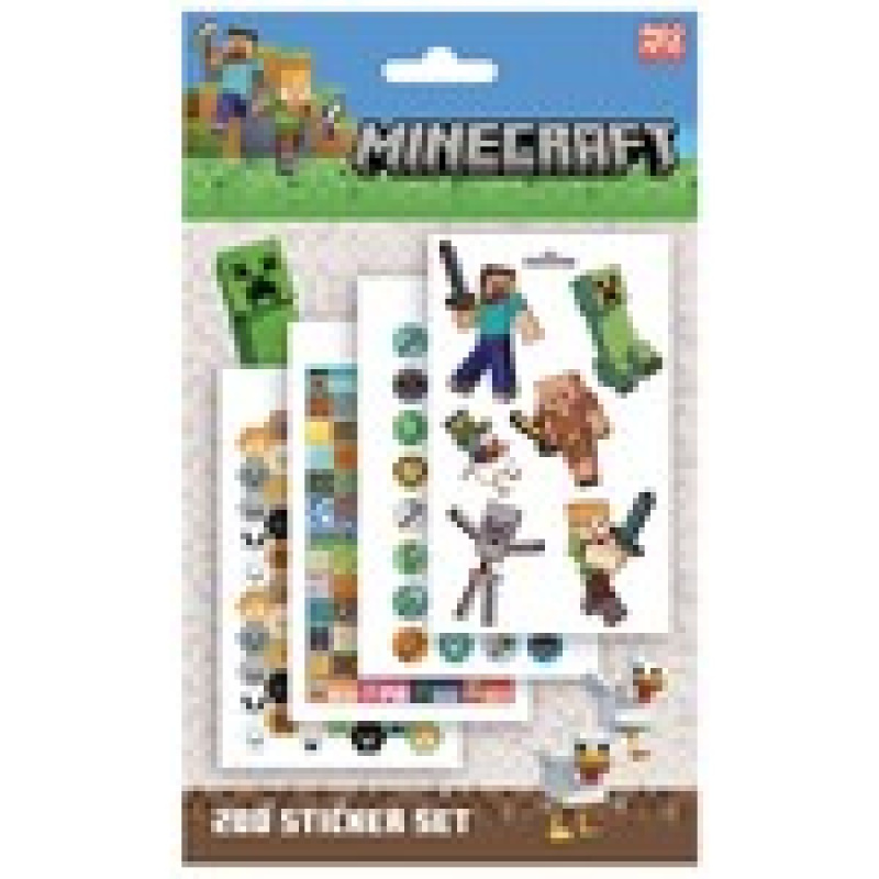 Pyramid International Minecraft Set samolepek 200 ks