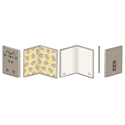 Pusheen plyšový kroužkový blok