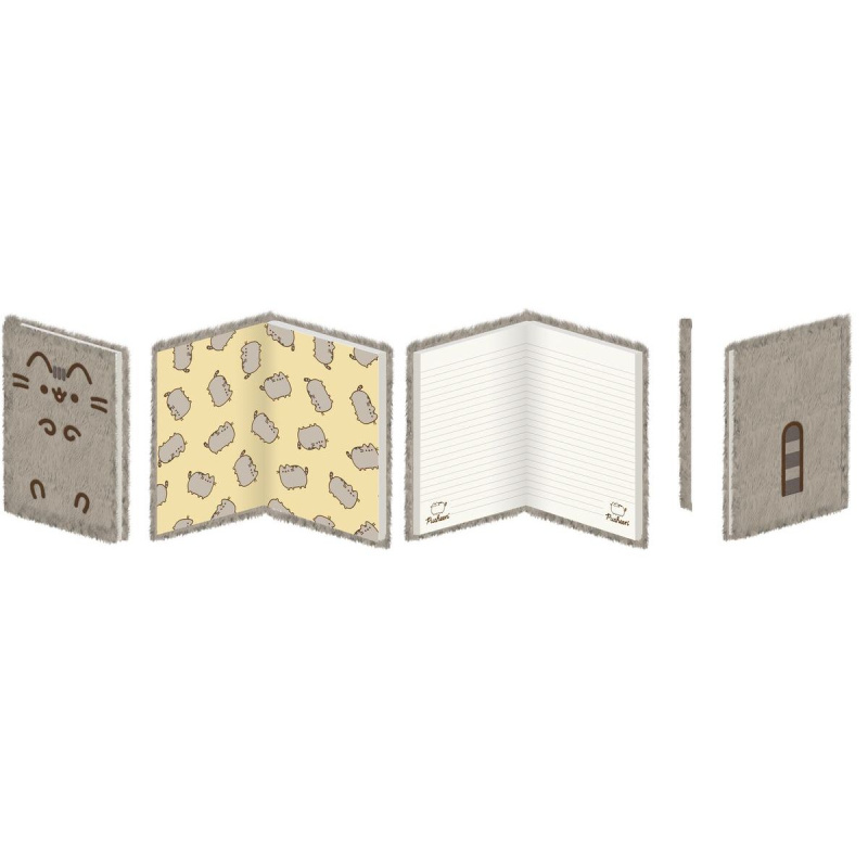 Pusheen plyšový kroužkový blok