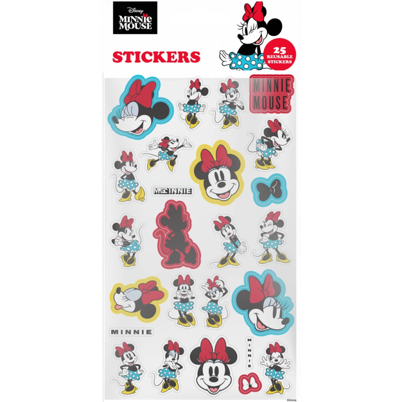 Minnie opakovaně použitelné samolepky