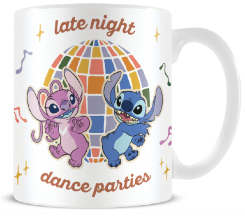 Keramický hrnek Lilo a Stitch Dance Parties 315 ml