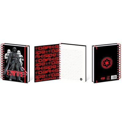 Star Wars Krúžkový blok A5 Dark Side