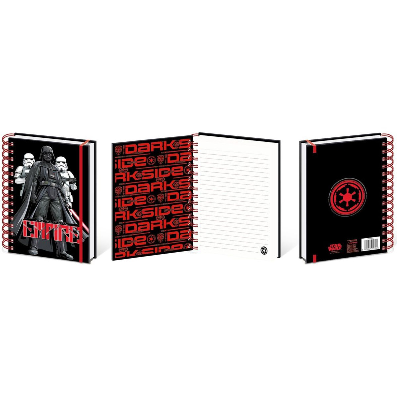 Star Wars Krúžkový blok A5 Dark Side