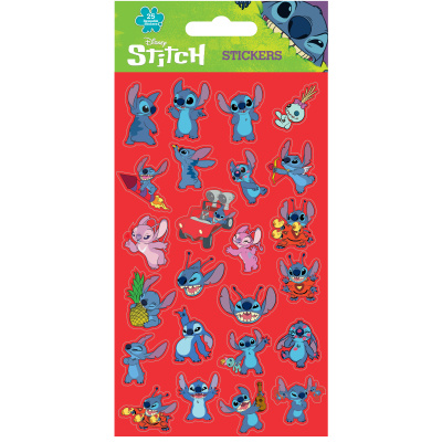 Samolepky Lilo a Stitch červené