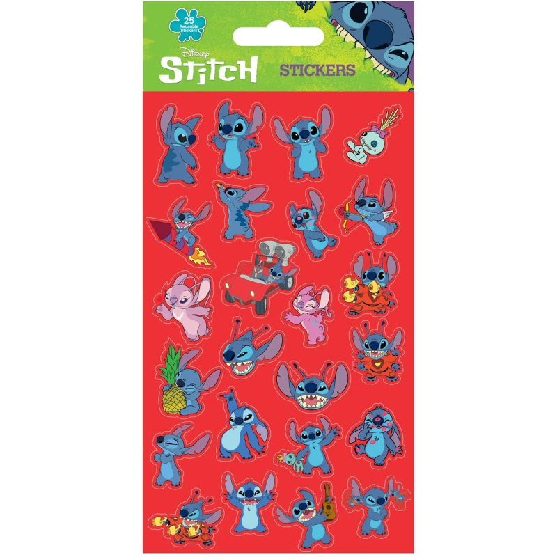 Samolepky Lilo a Stitch červené