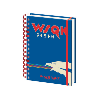 Kroužkový blok STRANGER THINGS se samolepkami