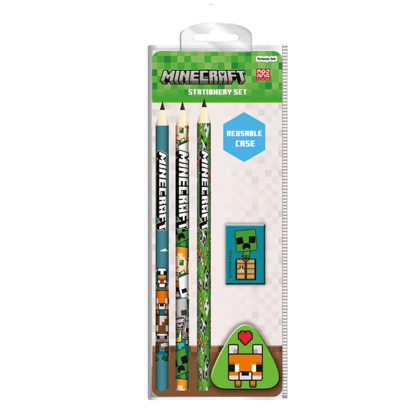 Minecraft školní set Chibi Fox