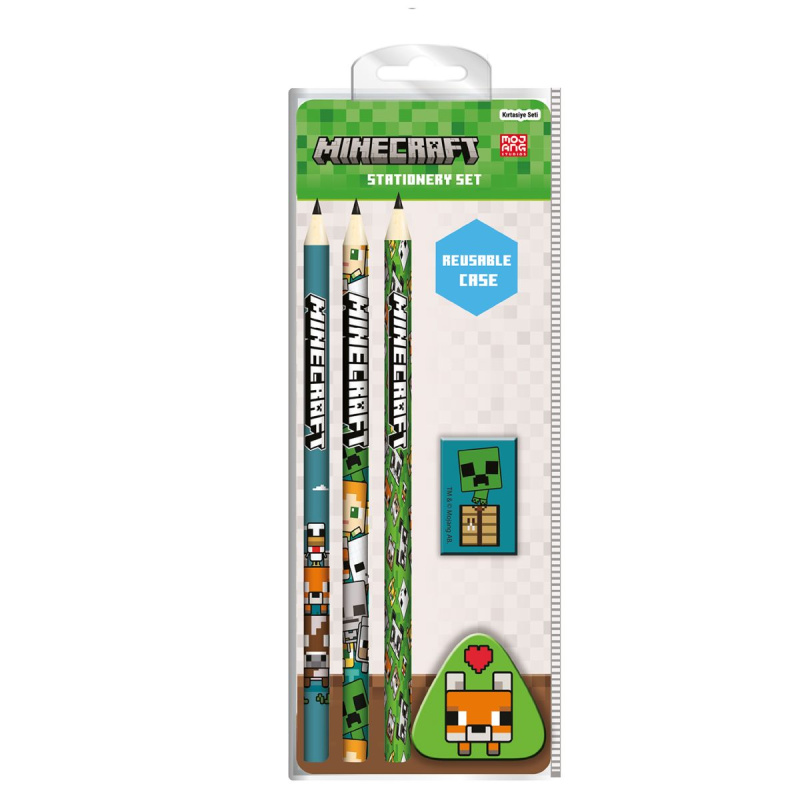 Minecraft školní set Chibi Fox