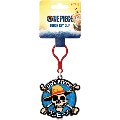 One Piece klíčenka se svítilnou Straw Hat Crew Icon