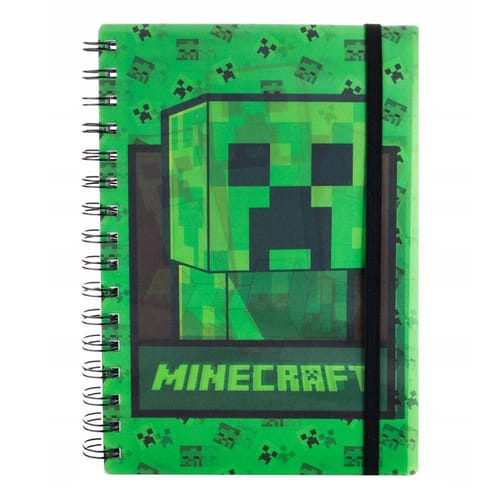 Minecraft lentikulární zápisník A5 Creeper