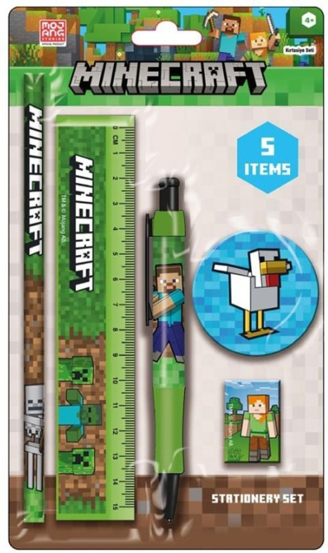 Minecraft školní set Essential Chicken