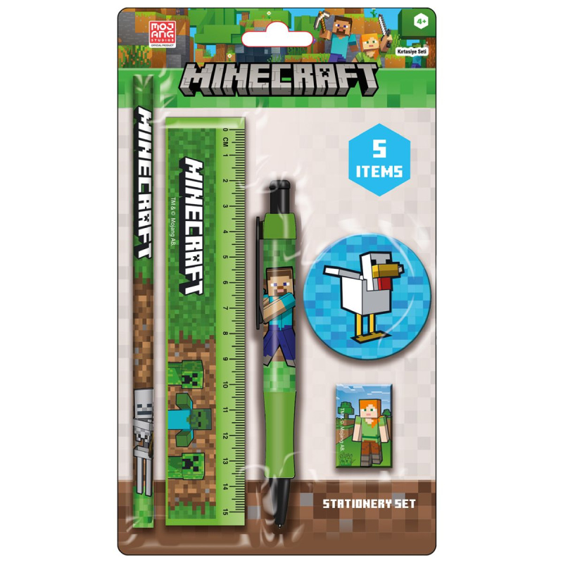 Minecraft školní set Essential Chicken