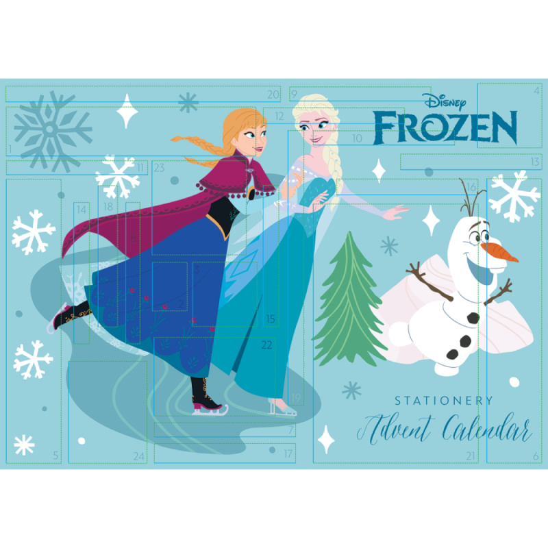 Adventní kalendář Frozen (papírenský)