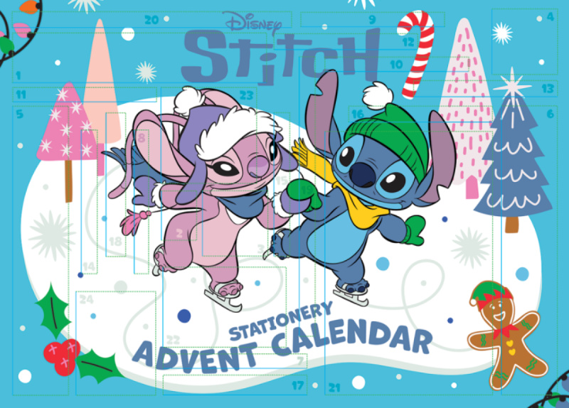 Adventní kalendář Lilo a Stitch (papírenský)