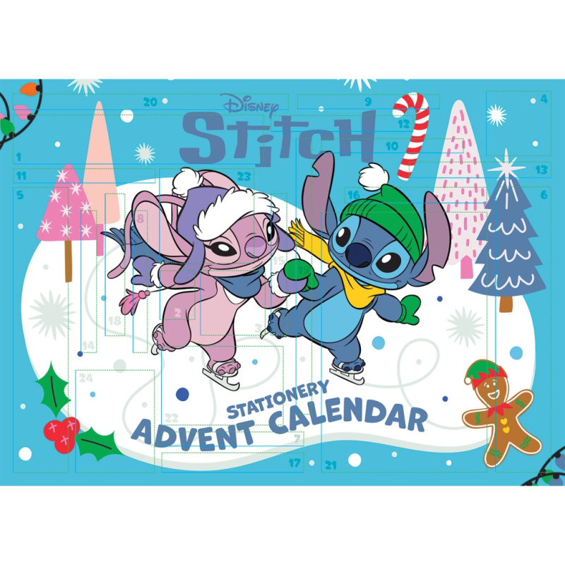 Adventní kalendář Lilo a Stitch (papírenský)
