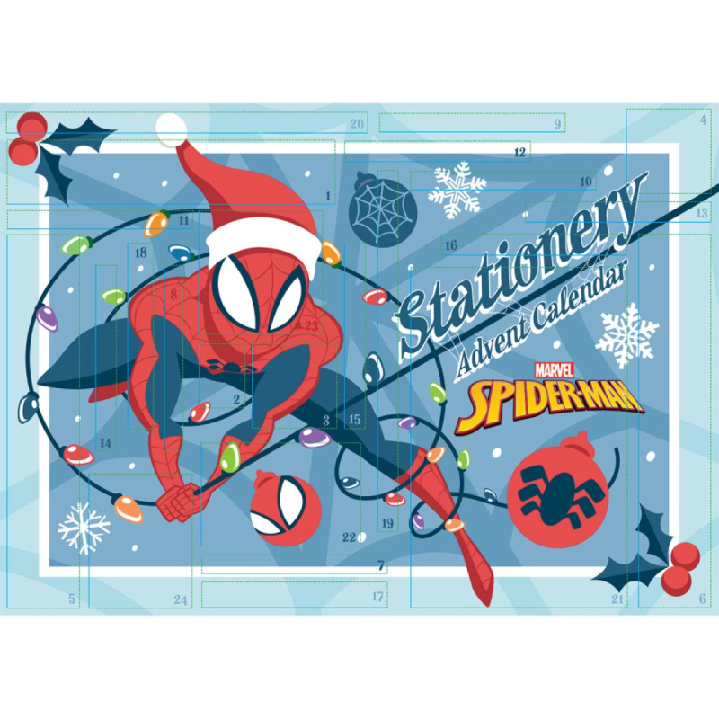Adventní kalendář Spiderman (papírenský)