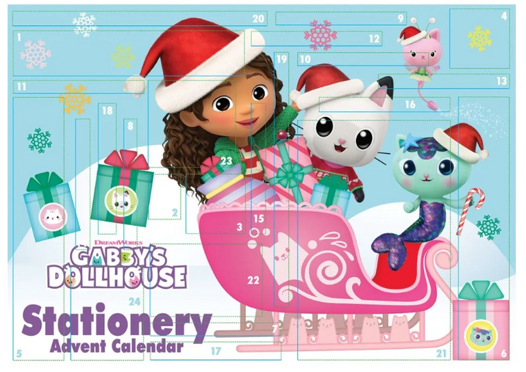 Adventní kalendář Gabby (papírenský)