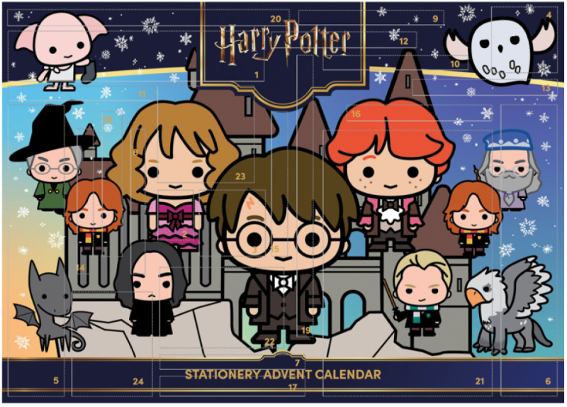 Adventní kalendář Harry Potter (papírenský)
