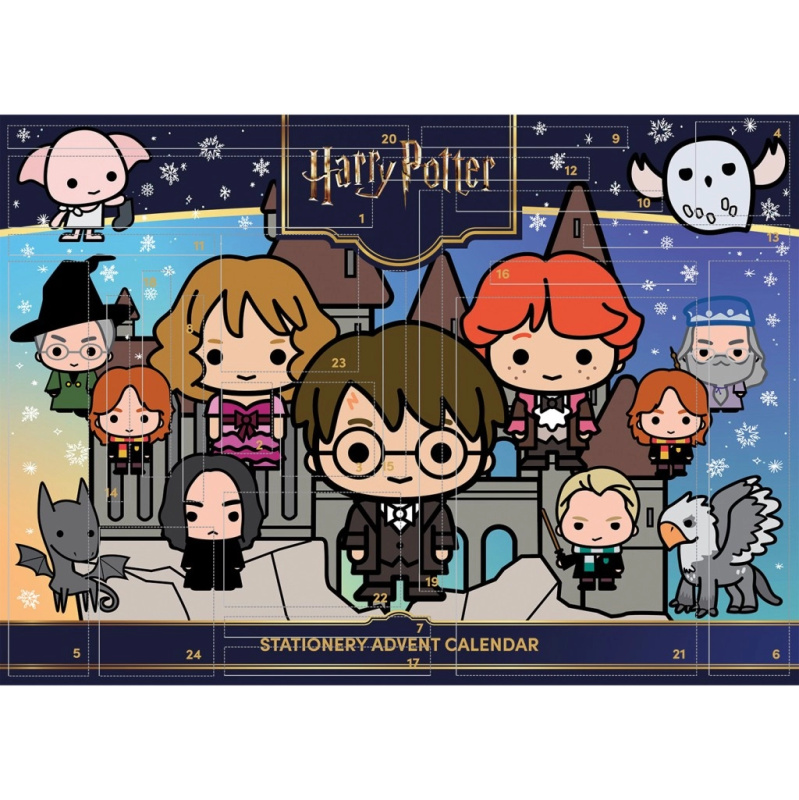 Adventní kalendář Harry Potter (papírenský)
