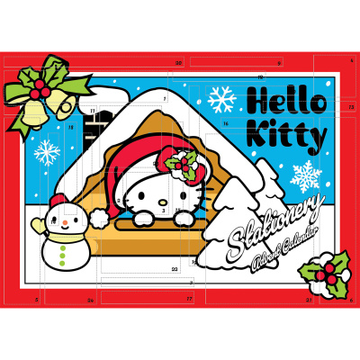 Adventní kalendář Hello Kitty (papírenský)