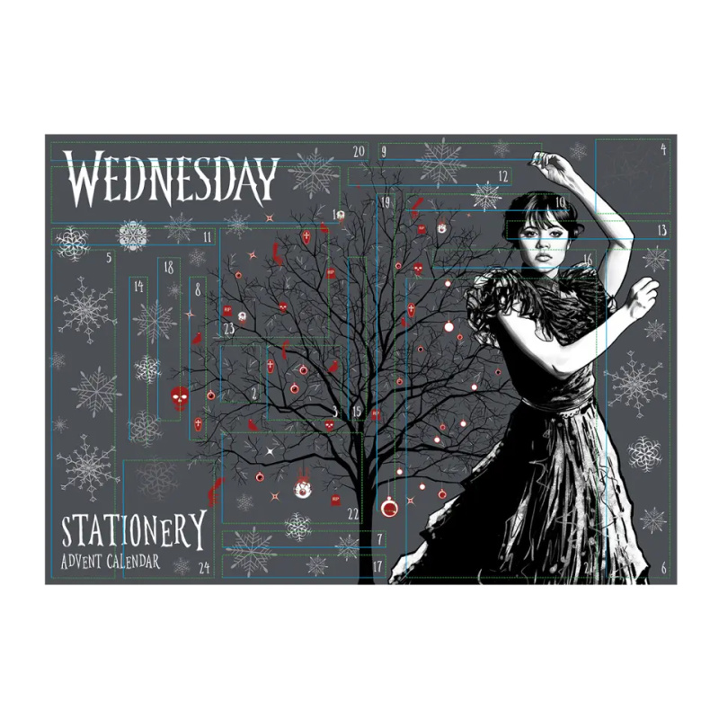 Adventní kalendář Wednesday (papírenský)
