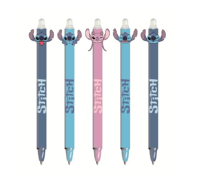 Gumovací gelové pero modré STITCH DPL30