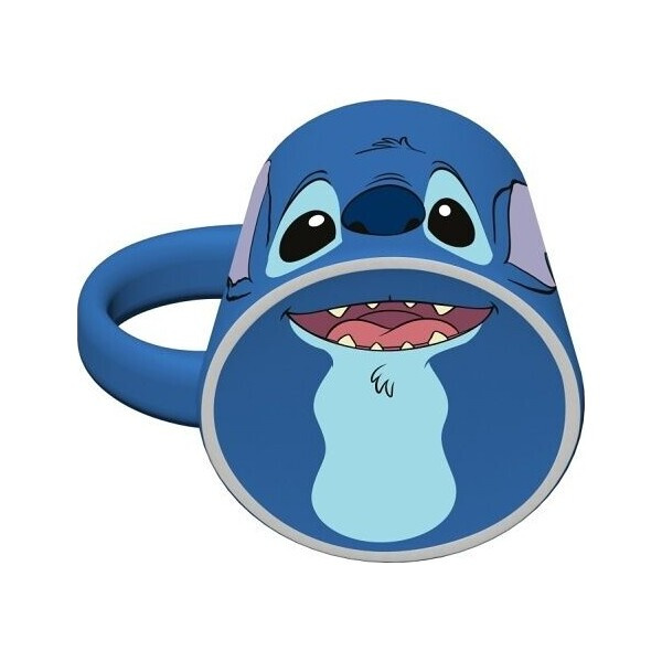Keramický hrnek Lilo & Stitch s obličejem Stitch
