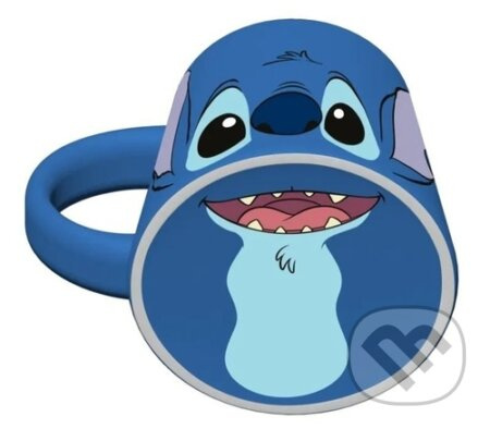 Keramický hrnek Lilo & Stitch s obličejem Stitch