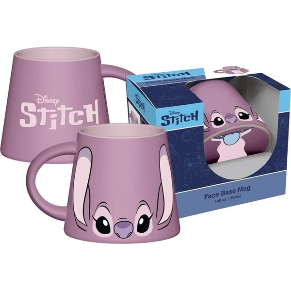 Keramický hrnek Disney Lilo & Stitch – Angel, fialový