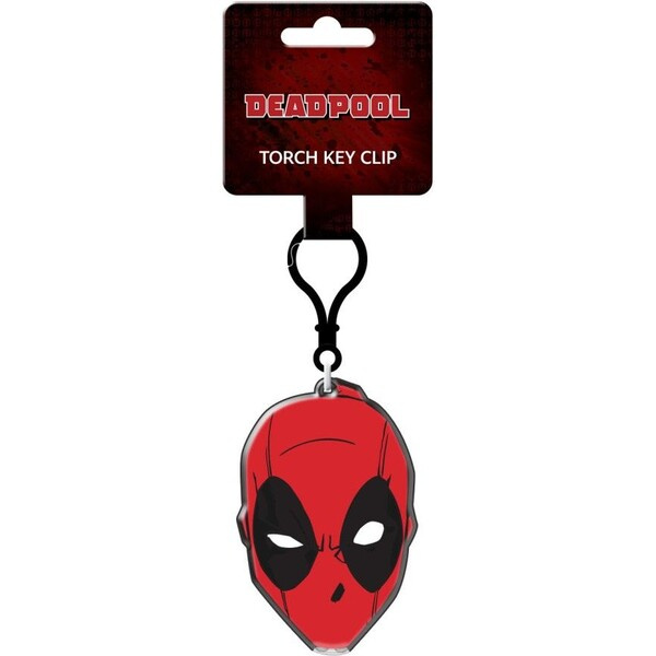 Klíčenka se svítilnou Deadpool
