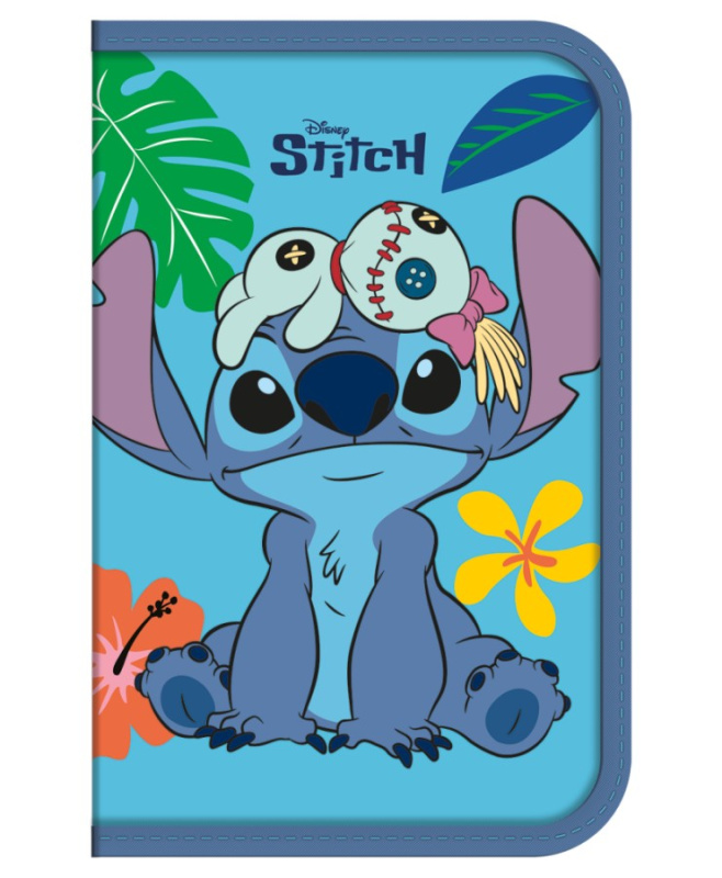 Lilo a Stitch naplněný školní penál modrý