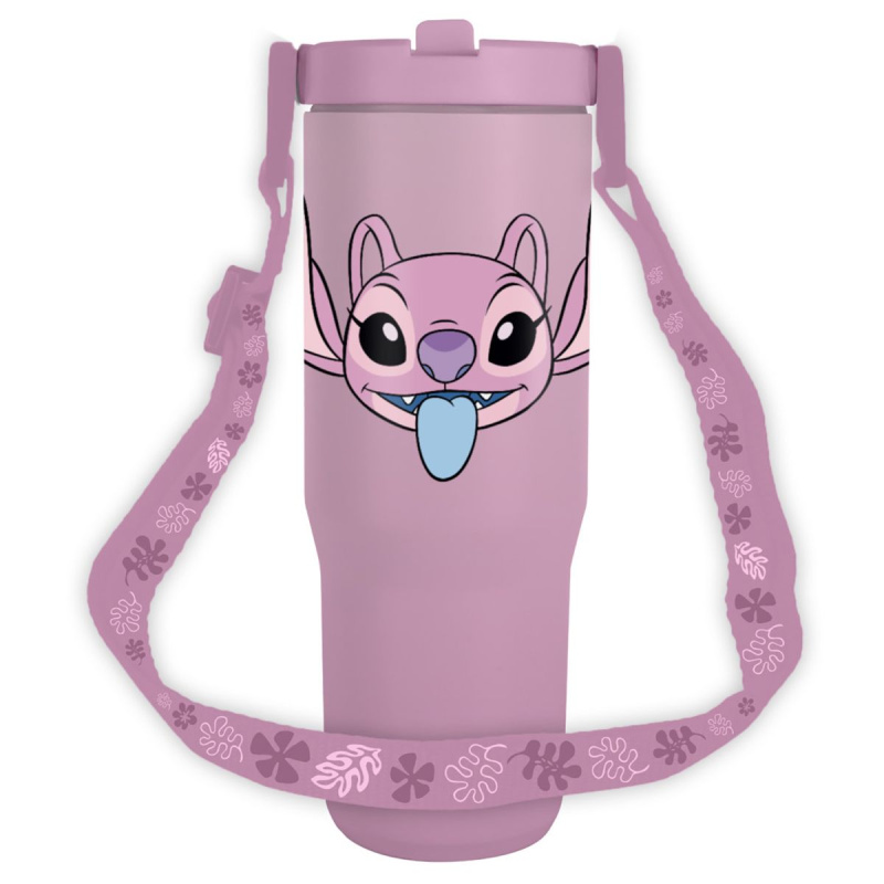 Cestovní hrnek s popruhem Lilo a Stitch Angel