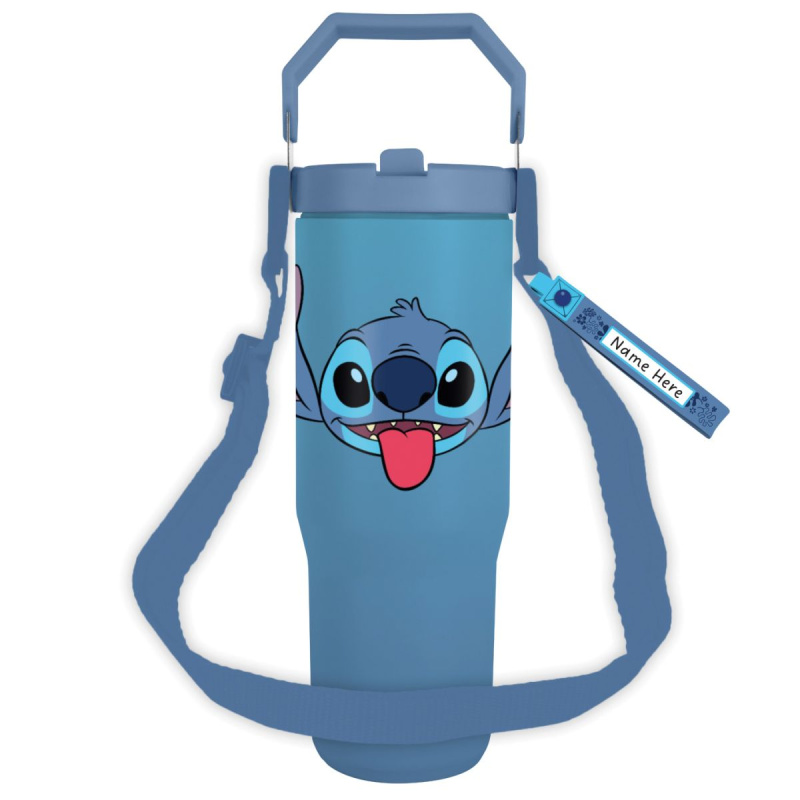 Lilo a Stitch cestovní hrnek s popruhem