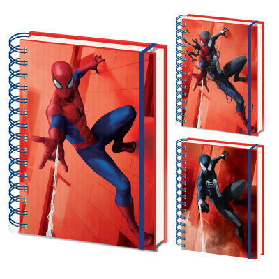 Spiderman lentikulární zápisník A5 se spirálou